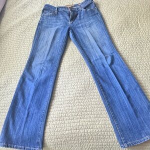 Seven7 Women's Flare Jeans in Light Blue